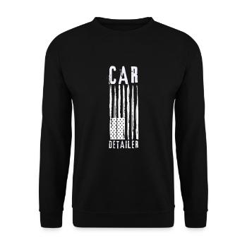 Mobile Car Polisher Waxer Interior Car Detailer - Unisex Pullover - Schwarz - Vorne - Alina (178cm) & Michal (187cm)