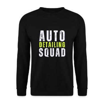 Mobile Car Polisher Waxer Interior Car Detailer - Unisex Pullover - Schwarz - Vorne - Alina (178cm) & Michal (187cm)