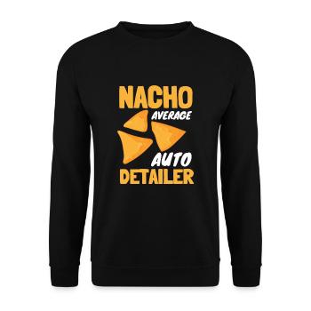 Mobile Car Polisher Waxer Interior Car Detailer - Unisex Pullover - Schwarz - Vorne - Alina (178cm) & Michal (187cm)