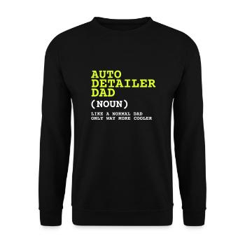 Mobile Car Polisher Waxer Interior Car Detailer - Unisex Pullover - Schwarz - Vorne - Alina (178cm) & Michal (187cm)