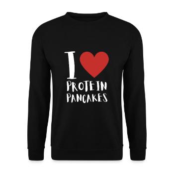 Syrup For Pancakes Flipping Flapjack Breakfast - Unisex Sweatshirt - black - Front - Alina (178cm) & Michal (187cm)