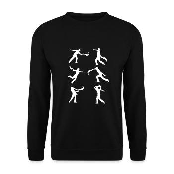 Euskal Presoak Euskal Herria Basque Country - Unisex Pullover - Schwarz - Vorne - Alina (178cm) & Michal (187cm)