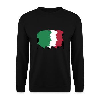 Euskal Presoak Euskal Herria Basque Country - Unisex Pullover - Schwarz - Vorne - Alina (178cm) & Michal (187cm)