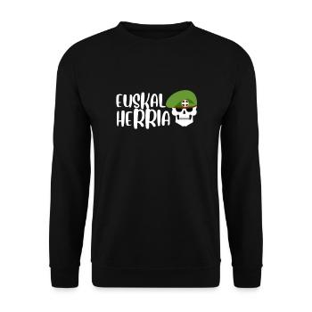 Euskal Presoak Euskal Herria Basque Country - Unisex Pullover - Schwarz - Vorne - Alina (178cm) & Michal (187cm)