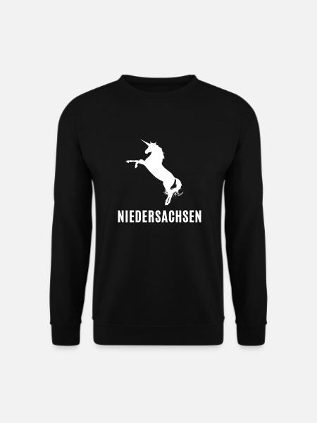 Hannover, Feuerwehr Niedersachsen Flagge - Unisex Pullover - Schwarz