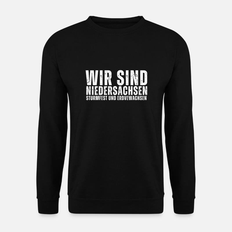 Hanovre, Pompiers De Basse-Saxe Drapeau - Sweat-shirt Unisexe - noir