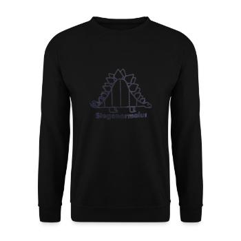 Normal Distribution Statistician Data Scientist - Unisex Sweatshirt - black - Front - Alina (178cm) & Michal (187cm)