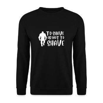 Féministe Anti Rasage Corps Velu - Sweat-shirt Unisexe - noir - Devant - Alina (178cm) & Michal (187cm)