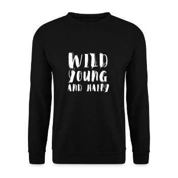 Féministe Anti Rasage Corps Velu - Sweat-shirt Unisexe - noir - Devant - Alina (178cm) & Michal (187cm)