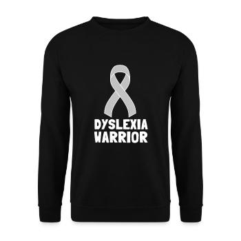 Mois de la sensibilisation à la thérapie de lecture dyslexique, Dyslexie - Sweat-shirt Unisexe - noir - Devant - Alina (178cm) & Michal (187cm)