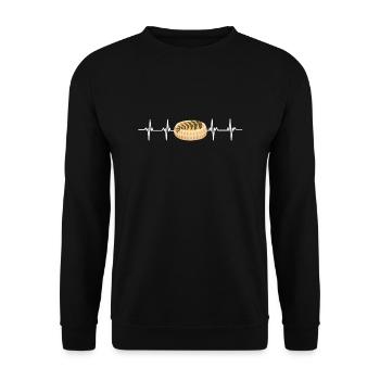 Corse Corsu Corsse 2B Tête De Maure Corse - Sweat-shirt Unisexe - noir - Devant - Alina (178cm) & Michal (187cm)