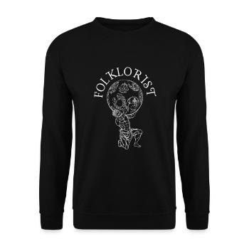 Greek Mythology Gods Ancient Greece - Unisex Sweatshirt - black - Front - Alina (178cm) & Michal (187cm)