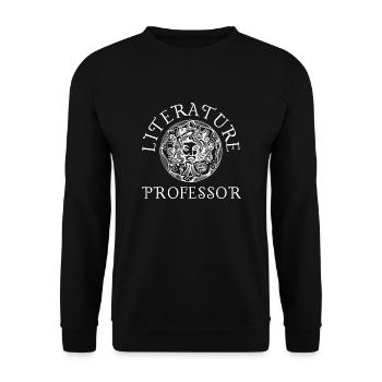 Greek Mythology Gods Ancient Greece - Unisex Sweatshirt - black - Front - Alina (178cm) & Michal (187cm)