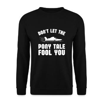 Courses de drag-boat et de hors-bord - Sweat-shirt Unisexe - noir - Devant - Alina (178cm) & Michal (187cm)