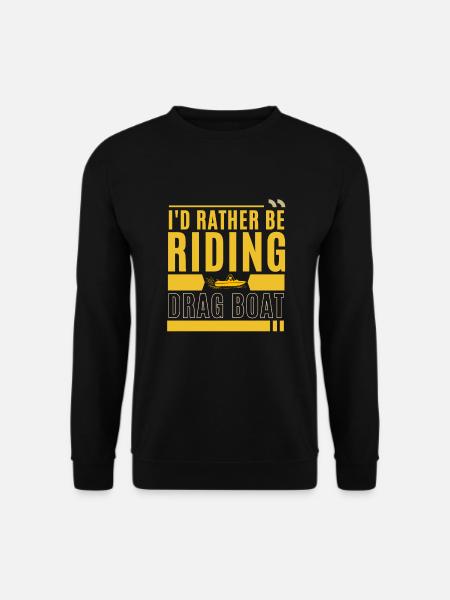 Drag Boat Racing And Speedboat Racing - Unisex sweater - sort