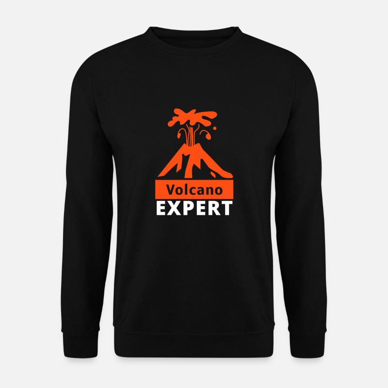 Volcanologists Geologist Magma Volcano - Unisex Pullover - Schwarz