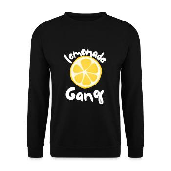 Sell Lemonade Stand Boss Juice Business Lemon - Unisex Pullover - Schwarz - Vorne - Alina (178cm) & Michal (187cm)