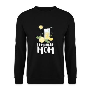 Sell Lemonade Stand Boss Juice Business Lemon - Unisex Pullover - Schwarz - Vorne - Alina (178cm) & Michal (187cm)