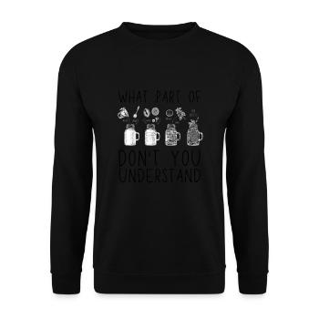 Sell Lemonade Stand Boss Juice Business Lemon - Unisex Pullover - Schwarz - Vorne - Alina (178cm) & Michal (187cm)