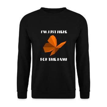 Artisanat de pliage de papier japonais Origami Master - Sweat-shirt Unisexe - noir - Devant - Alina (178cm) & Michal (187cm)