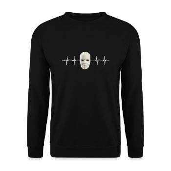 Chanteur ténor Chanteur Chanteur Étudiant en théâtre, Opéra - Sweat-shirt Unisexe - noir - Devant - Alina (178cm) & Michal (187cm)