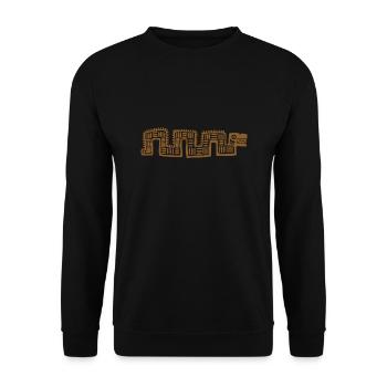 Calendario Azteca Mexican Heritage Maya Aztec - Sweat-shirt Unisexe - noir - Devant - Alina (178cm) & Michal (187cm)