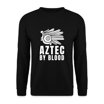 Calendario Azteca Mexican Heritage Maya Aztec - Sweat-shirt Unisexe - noir - Devant - Alina (178cm) & Michal (187cm)