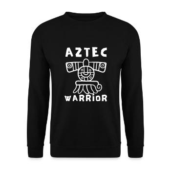 Calendario Azteca Mexican Heritage Maya Aztec - Sweat-shirt Unisexe - noir - Devant - Alina (178cm) & Michal (187cm)