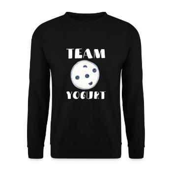 Probiotics Dairy Products, Frozen Yogurt - Unisex Sweatshirt - black - Front - Alina (178cm) & Michal (187cm)