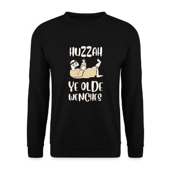 Huzzah Renaissance Festival Ren Faire Knight - Sweat-shirt Unisexe - noir - Devant - Alina (178cm) & Michal (187cm)
