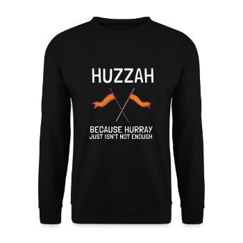 Huzzah Renaissance Festival Ren Faire Knight - Sweat-shirt Unisexe - noir - Devant - Alina (178cm) & Michal (187cm)