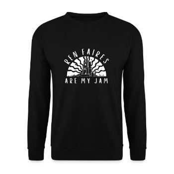 Huzzah Renaissance Festival Ren Faire Knight - Sweat-shirt Unisexe - noir - Devant - Alina (178cm) & Michal (187cm)