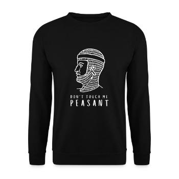 Huzzah Renaissance Festival Ren Faire Knight - Sweat-shirt Unisexe - noir - Devant - Alina (178cm) & Michal (187cm)