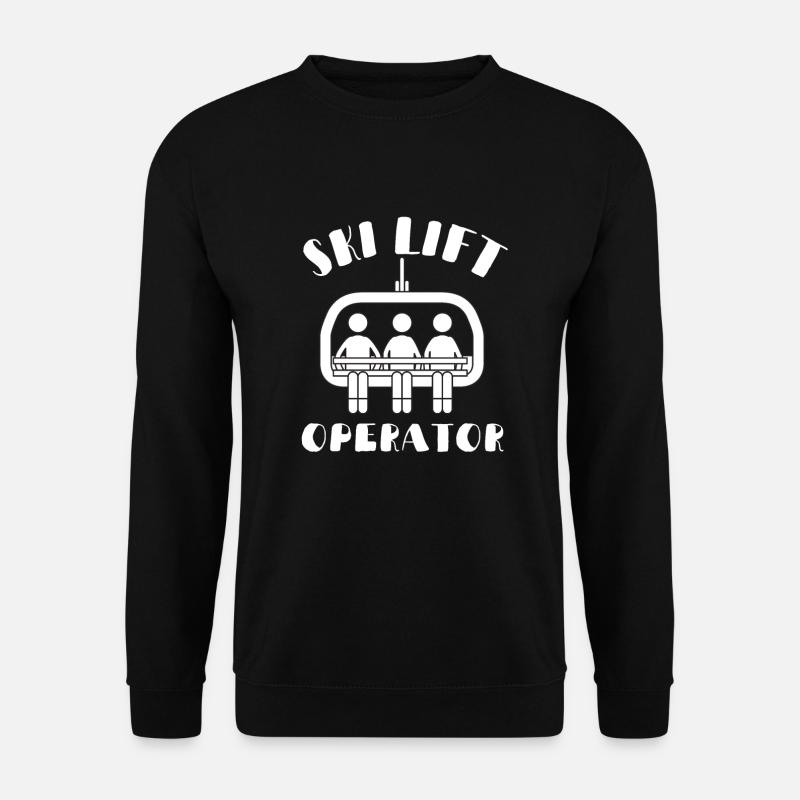 Soulevez-vous même Bro Ski - Sweat-shirt Unisexe - noir