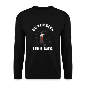Soulevez-vous même Bro Ski - Sweat-shirt Unisexe - noir - Devant - Alina (178cm) & Michal (187cm)