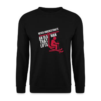 Soulevez-vous même Bro Ski - Sweat-shirt Unisexe - noir - Devant - Alina (178cm) & Michal (187cm)