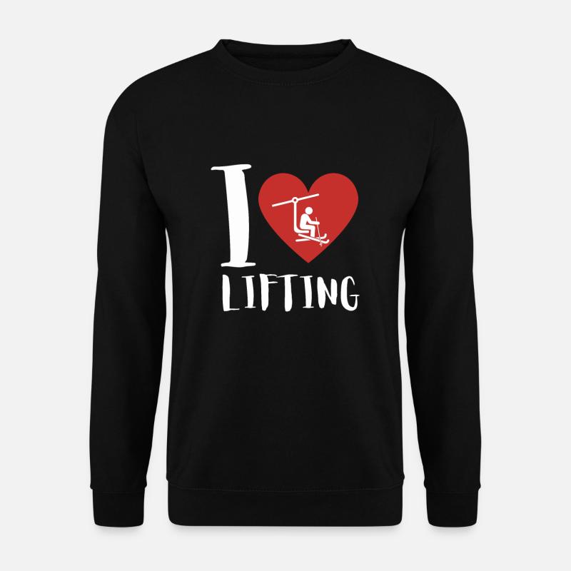 Soulevez-vous même Bro Ski - Sweat-shirt Unisexe - noir