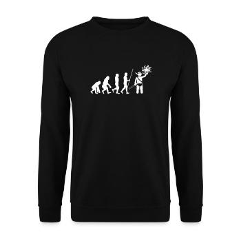 Greek Mythology Gods Ancient Greece - Unisex Sweatshirt - black - Front - Alina (178cm) & Michal (187cm)