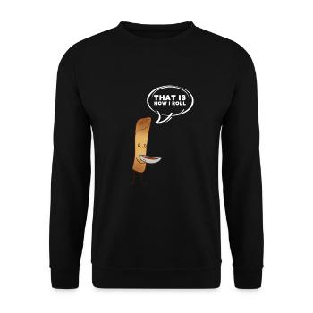 Filipino Pride Pinoy Spring Roll Lumpia Thats How - Sweat-shirt Unisexe - noir - Devant - Alina (178cm) & Michal (187cm)