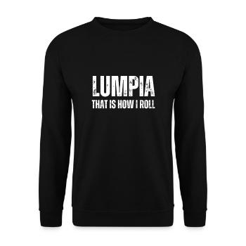 Filipino Pride Pinoy Spring Roll Lumpia Thats How - Sweat-shirt Unisexe - noir - Devant - Alina (178cm) & Michal (187cm)