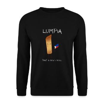 Filipino Pride Pinoy Spring Roll Lumpia Thats How - Sweat-shirt Unisexe - noir - Devant - Alina (178cm) & Michal (187cm)