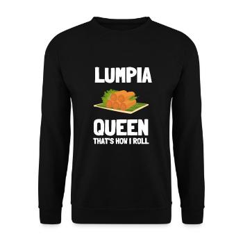 Filipino Pride Pinoy Spring Roll Lumpia Thats How - Sweat-shirt Unisexe - noir - Devant - Alina (178cm) & Michal (187cm)