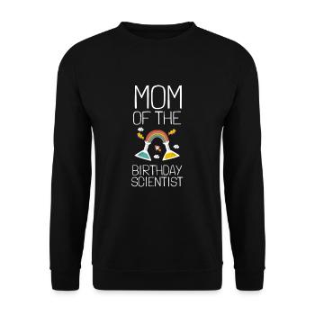 10 Years Old Science Birthday Kid 9 - Unisex Pullover - Schwarz - Vorne - Alina (178cm) & Michal (187cm)