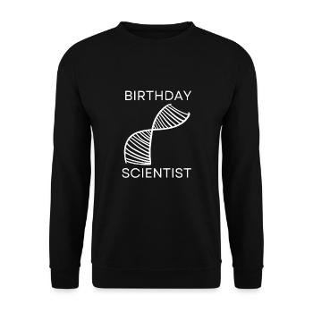 10 Years Old Science Birthday Kid 9 - Unisex Pullover - Schwarz - Vorne - Alina (178cm) & Michal (187cm)