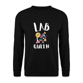 10 ans Science Anniversaire Kid 9 - Sweat-shirt Unisexe - noir - Devant - Alina (178cm) & Michal (187cm)