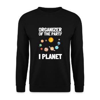 10 Years Old Science Birthday Kid 9 - Unisex Pullover - Schwarz - Vorne - Alina (178cm) & Michal (187cm)