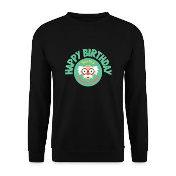 10 ans Science Anniversaire Kid 9 - Sweat-shirt Unisexe - noir - Devant - Alina (178cm) & Michal (187cm)