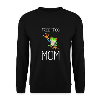 Agalychnis Callidryas Red Eyed Tree Frog - Unisex Pullover - Schwarz - Vorne - Alina (178cm) & Michal (187cm)