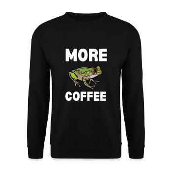 Agalychnis Callidryas Red Eyed Tree Frog - Unisex Pullover - Schwarz - Vorne - Alina (178cm) & Michal (187cm)