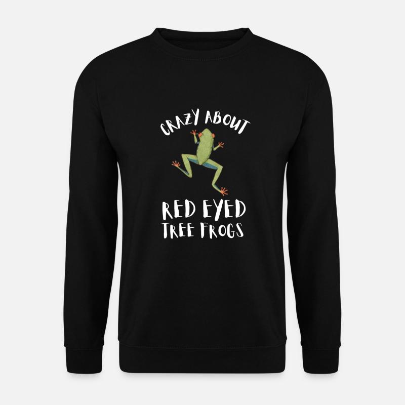 Agalychnis Callidryas Red Eyed Tree Frog - Unisex Pullover - Schwarz
